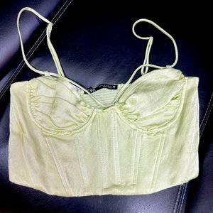 Zara corset crop